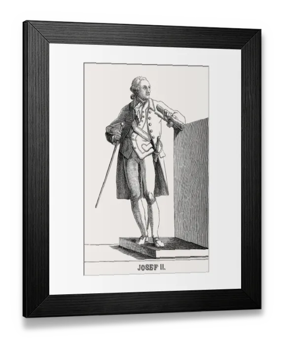 Framed Print : Joseph II, Holy Roman Emperor from 1765 to 1790 Framed Print : Joseph II, Holy Roman Emperor from 1765 to 1790