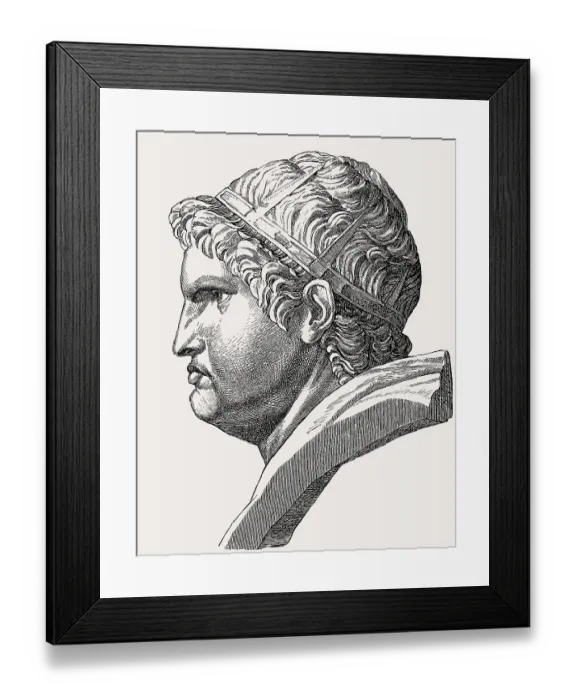 Framed Print : Nero or Nero Claudius Caesar Augustus Germanicus