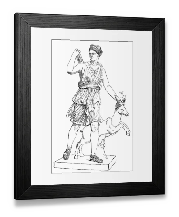 Framed Print : Artemis or the Diana of Versailles