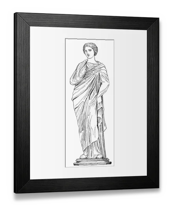 Framed Print : Mnemosyne, the personification of memory in Greek mythology Framed Print : Mnemosyne, the personification of memory in Greek mythology