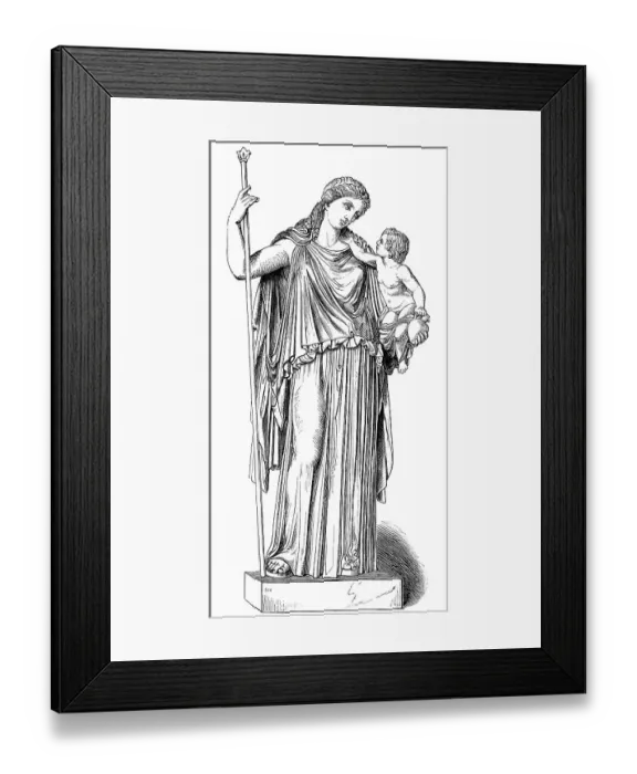 Framed Print : Statue of Eirene, the personification of peace Framed Print : Statue of Eirene, the personification of peace