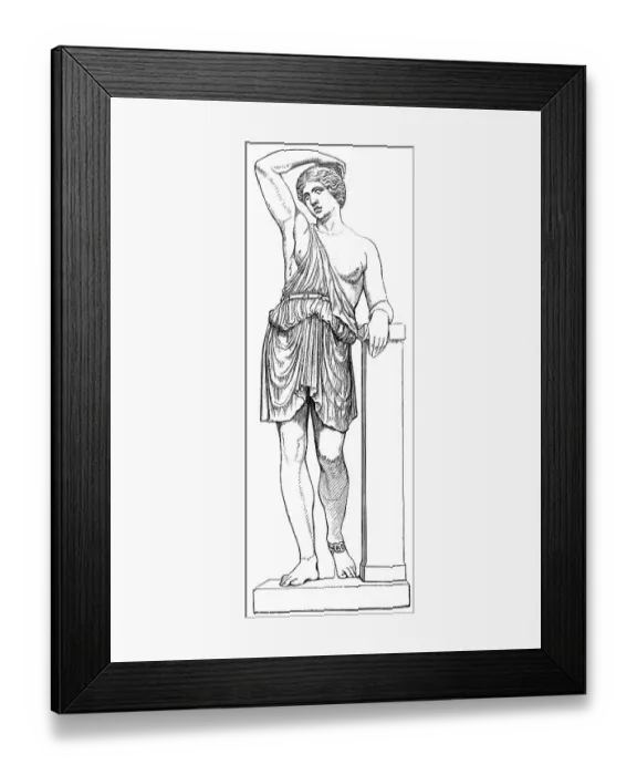 Framed Print : An Amazon, a woman warrior, Greek mythology