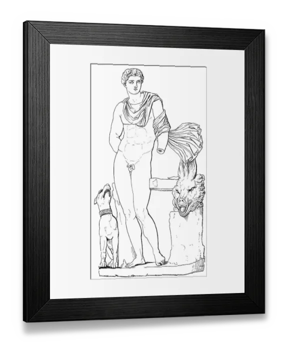 Framed Print : Meleager, a hero in Greek mythology