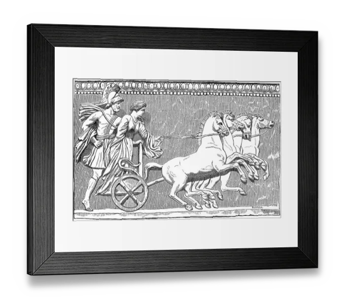 Framed Print : Menelaus or Menelaos, king of Mycenaean Sparta and Helen Framed Print : Menelaus or Menelaos, king of Mycenaean Sparta and Helen