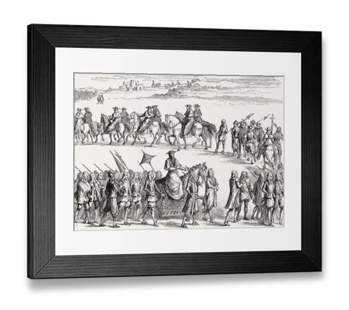 Framed Print : Ancient procession, cloister at the Basilica of Saint John Lateran
