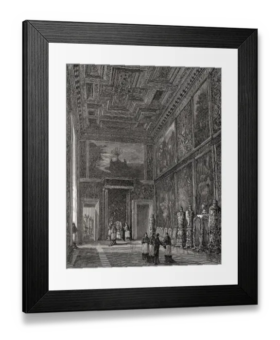 Framed Print : Sala Regia, Apostolic Palace, Vatican City