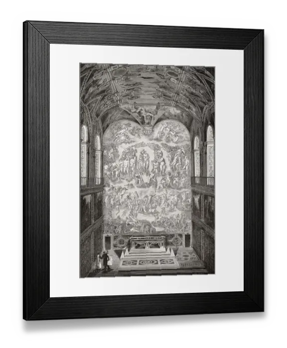 Framed Print : The Sistine Chapel, Vatican City Framed Print : The Sistine Chapel, Vatican City