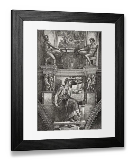 Framed Print : The Erythraean Sibyl, Sistine Chapel