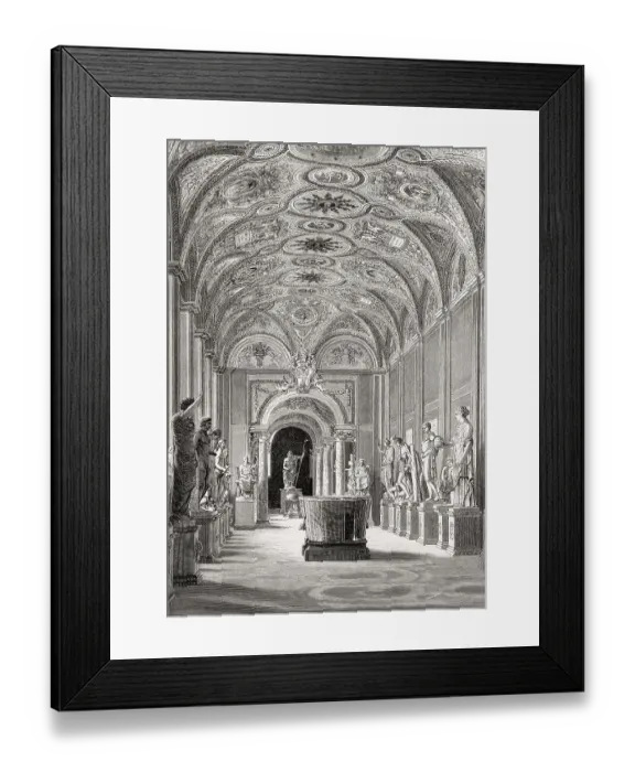 Framed Print : Museo Pio-Clementino, Vatican Museums Framed Print : Museo Pio-Clementino, Vatican Museums