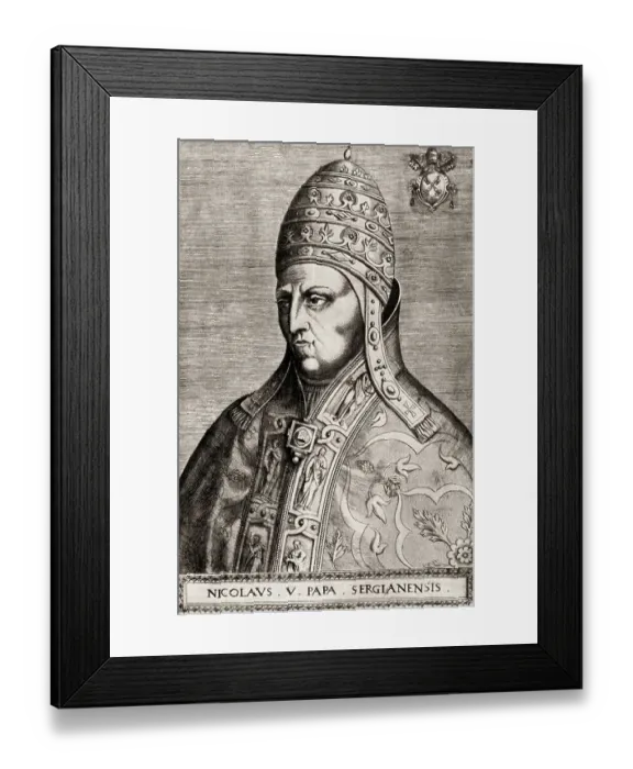 Framed Print : Urban VI, was Pope from 1378 to his death in 1389