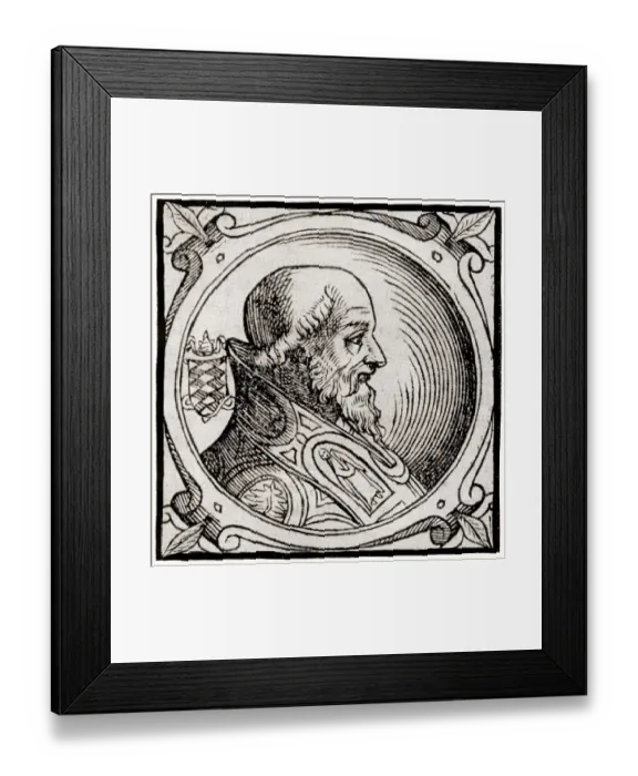 Framed Print : Pope Victor II, c. 1018 - 28 July 1057