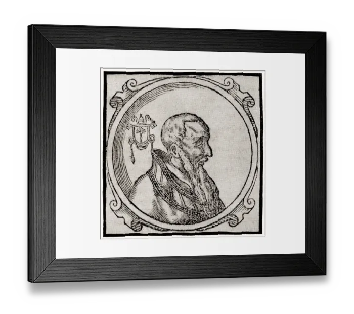 Framed Print : Pope Marcellus II, 6 May 1501 - 1 May 1555 Framed Print : Pope Marcellus II, 6 May 1501 - 1 May 1555
