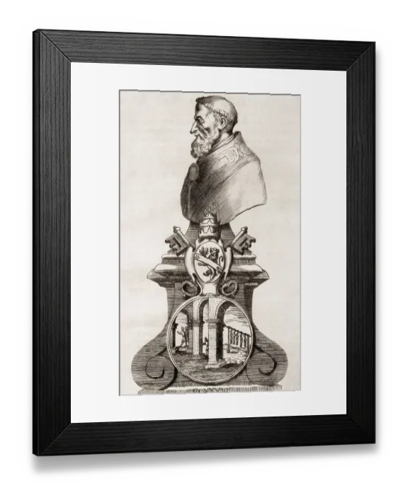 Framed Print : Pope Innocent XI, 16 May 1611 - 12 August 1689