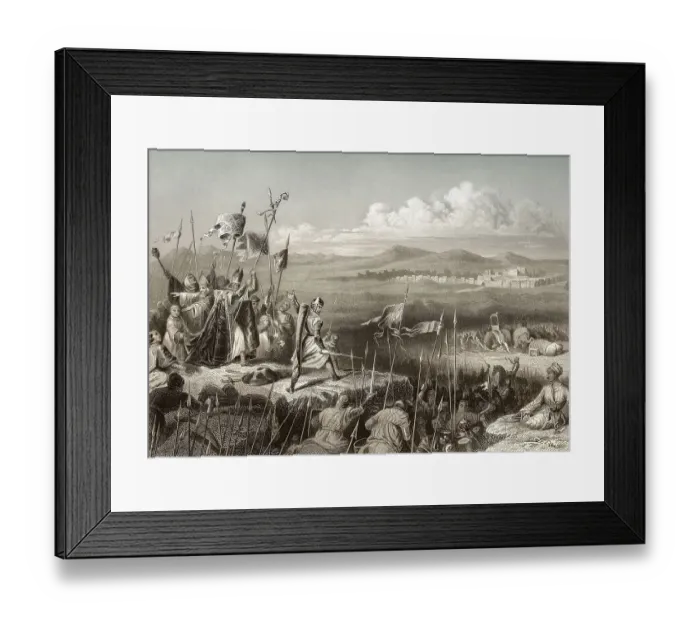 Framed Print : The Battle of Antioch on the Meander, 1211 Framed Print : The Battle of Antioch on the Meander, 1211