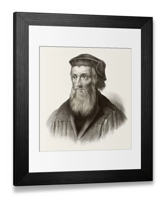 Framed Print : John Wycliffe, Doctor evangelicus