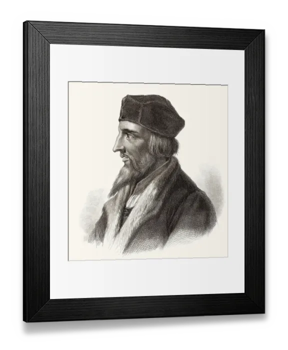 Framed Print : Jan Hus or Johannes Huss, ca. 1369 Framed Print : Jan Hus or Johannes Huss, ca. 1369