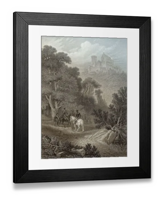 Framed Print : Wartburg castle, Eisenach, Thuringia