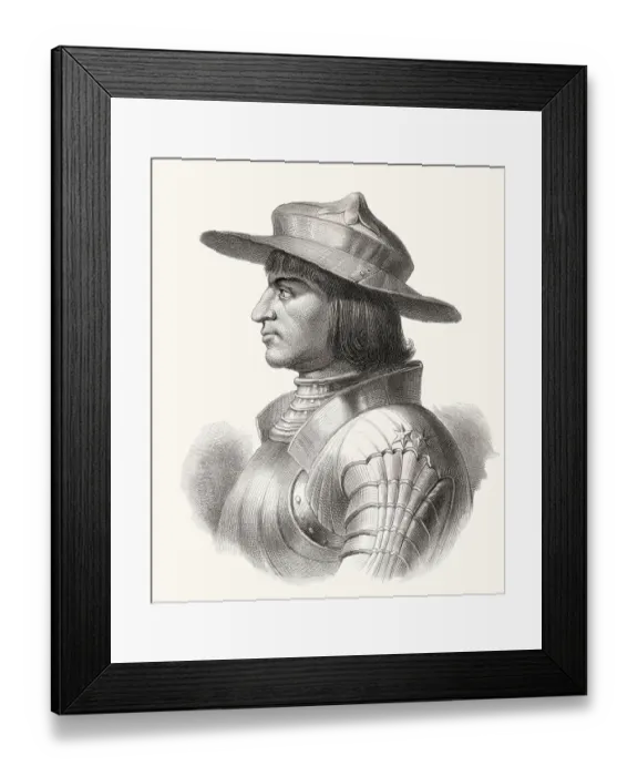 Framed Print : Franz von Sickingen, 1481, 1523