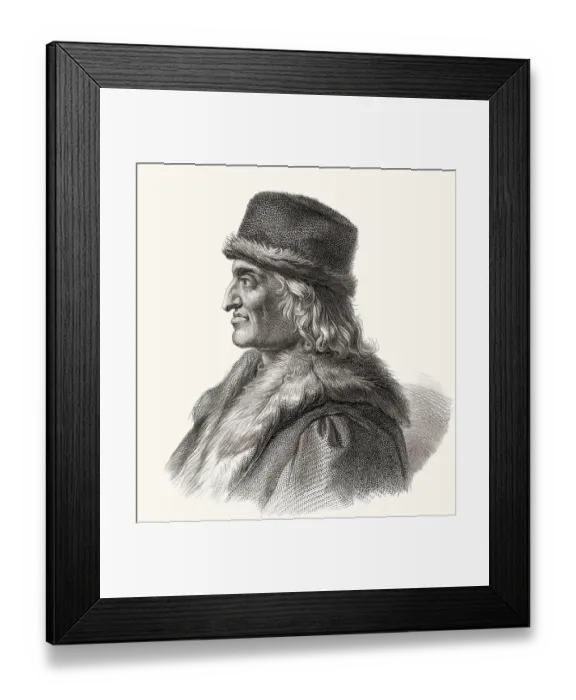 Framed Print : Frederick III, 1415-1493, called the Peaceful or the Fat Framed Print : Frederick III, 1415-1493, called the Peaceful or the Fat