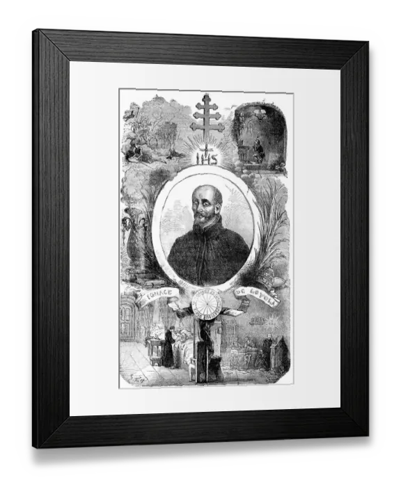 Framed Print : St. Ignatius of Loyola, 1491, 1556