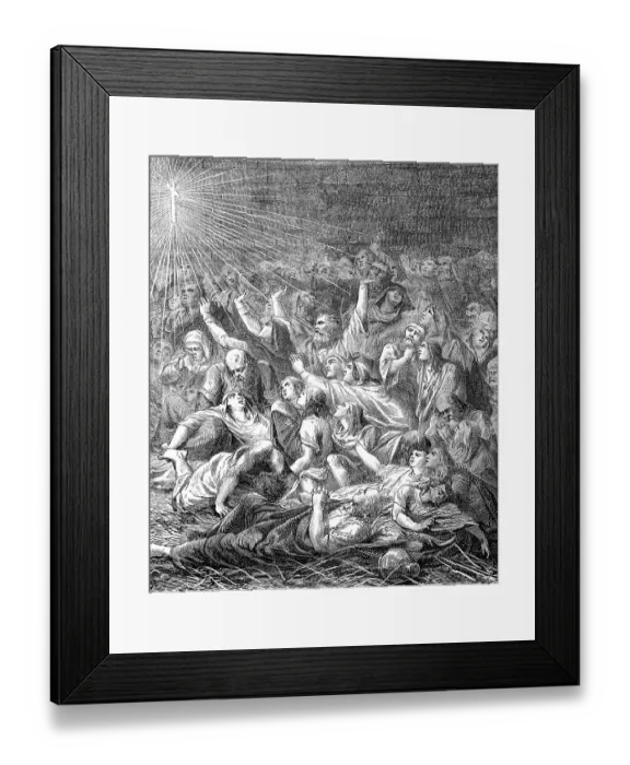 Framed Print : The Martyrs of Abitinae in the Roman province of Africa in 304