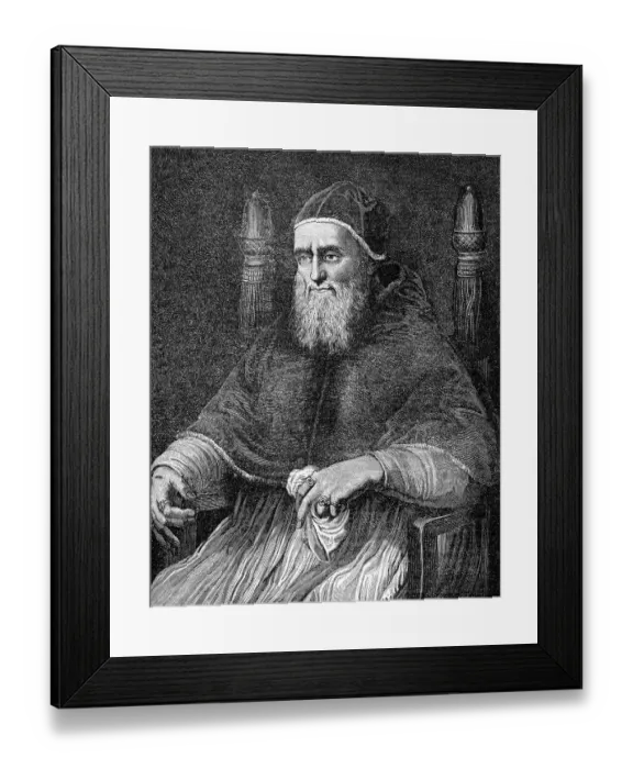 Framed Print : Pope John XII, head of the Catholic Church from 16 December 955 to his death in 964