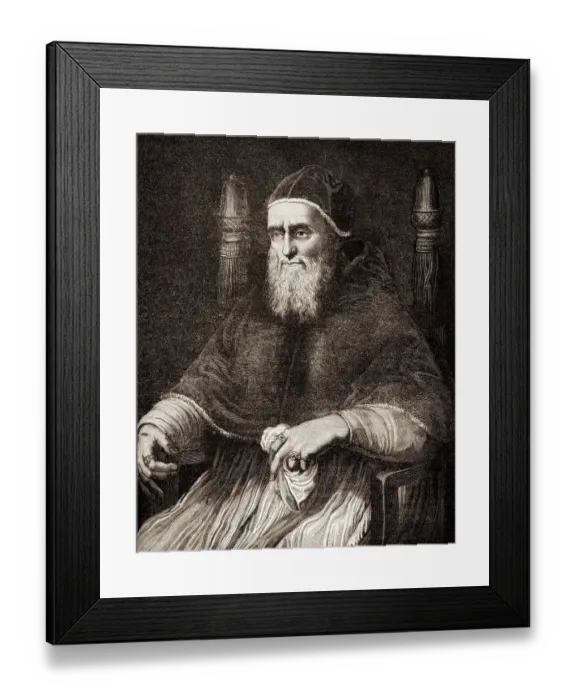 Framed Print : Pope John XII, head of the Catholic Church from 16 December 955 to his death in 964 Framed Print : Pope John XII, head of the Catholic Church from 16 December 955 to his death in 964