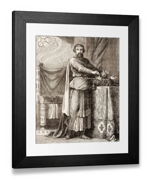 Framed Print : Hugh Capet, Hugo Capet, Hugues Capet, c Framed Print : Hugh Capet, Hugo Capet, Hugues Capet, c