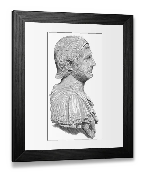 Framed Print : Henry II or Saint Henry, Holy Roman Emperor from 1014 to 1024