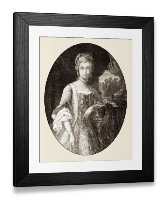 Framed Print : Richeza of Lotharingia, ca. 995-1063 Framed Print : Richeza of Lotharingia, ca. 995-1063