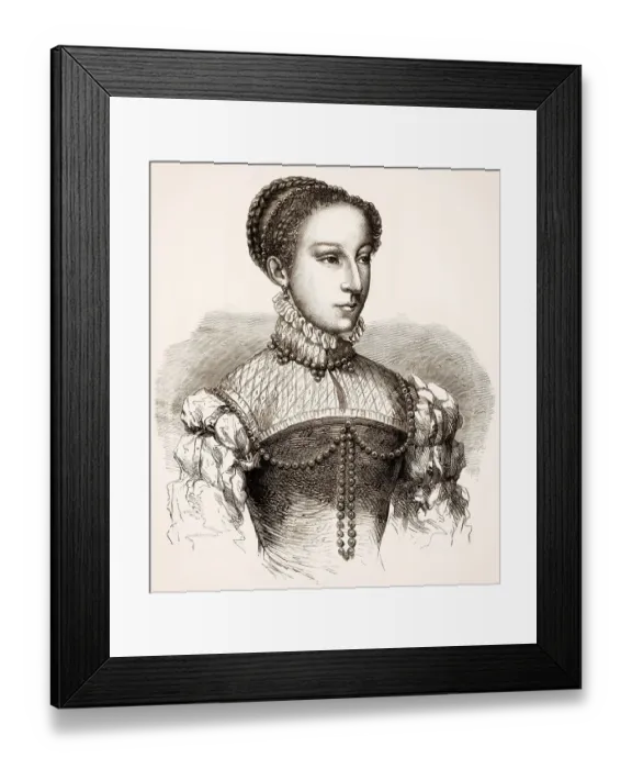 Framed Print : Heloise, c. 1090, 1164, a French nun Framed Print : Heloise, c. 1090, 1164, a French nun