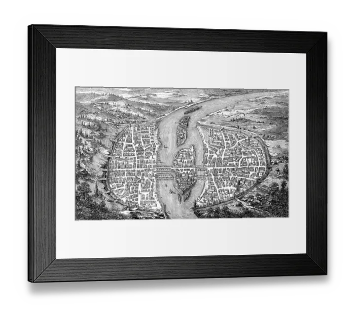 Framed Print : Historical cityscape, Paris, France Framed Print : Historical cityscape, Paris, France