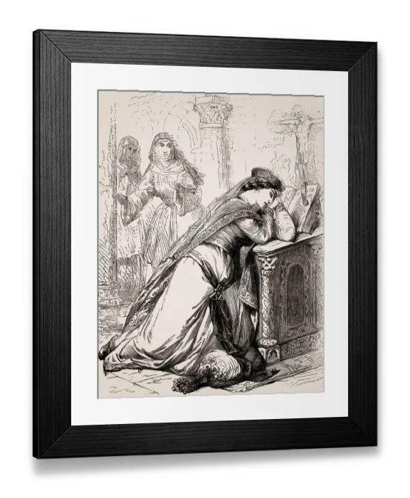 Framed Print : Agnes Maria of Andechs-Merania Framed Print : Agnes Maria of Andechs-Merania