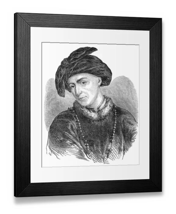 Framed Print : Jan Hus or Johannes Huss, ca. 1369 Framed Print : Jan Hus or Johannes Huss, ca. 1369