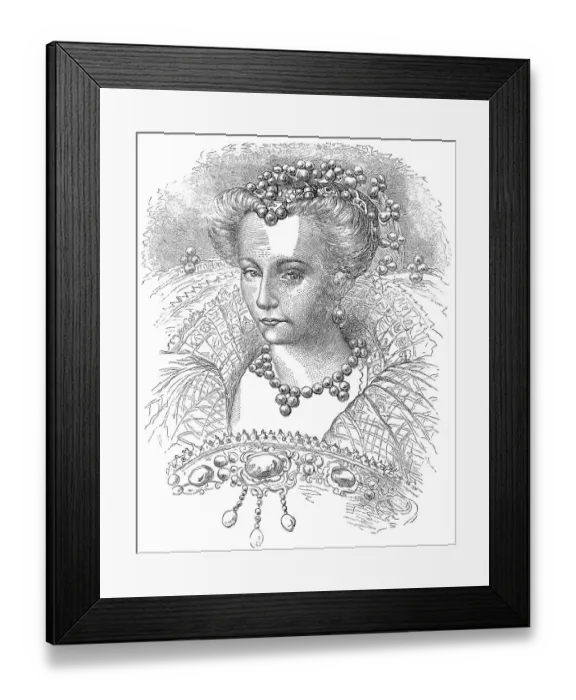 Framed Print : Theresa Fulgora, the concubine of Pietro Riario
