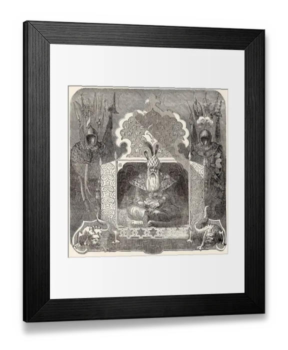 Framed Print : Bayezid I, 1354 -1403, the Ottoman Sultan from 1389 to 1402