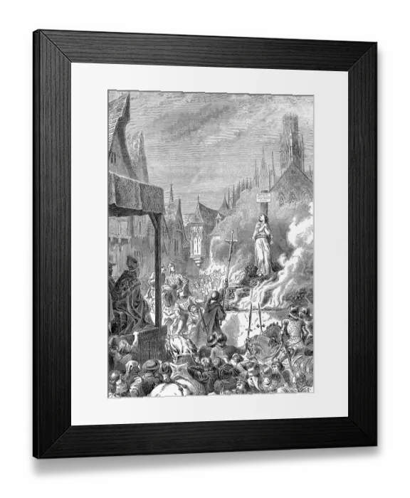 Framed Print : Jeanne d'Arc, the Maid of Orleans or Joan of Arc Framed Print : Jeanne d'Arc, the Maid of Orleans or Joan of Arc