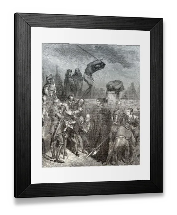 Framed Print : The Sack of Rome on 6 May 1527 by Charles V