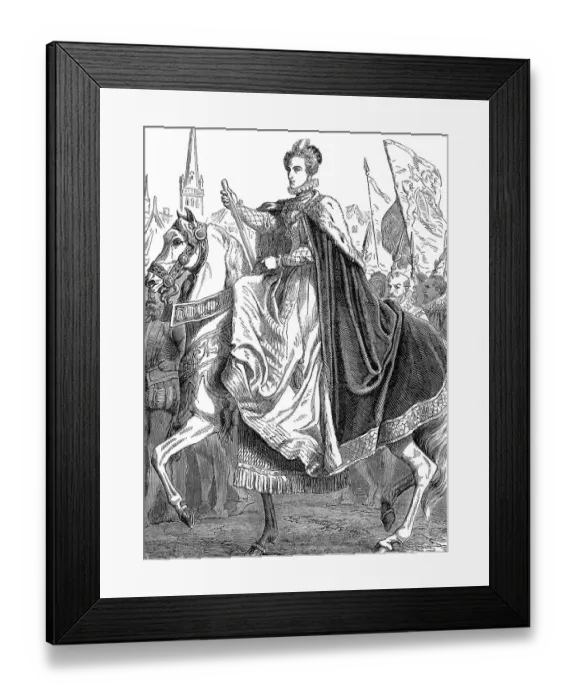 Framed Print : Elizabeth I, 1533, 1603, Queen of England 1558