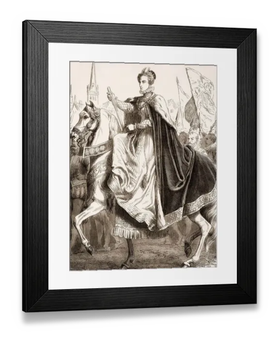 Framed Print : Elizabeth I, 1533, 1603, Queen of England 1558
