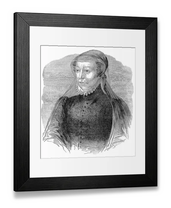 Framed Print : Catherine de Medici, Catherine de Medicis