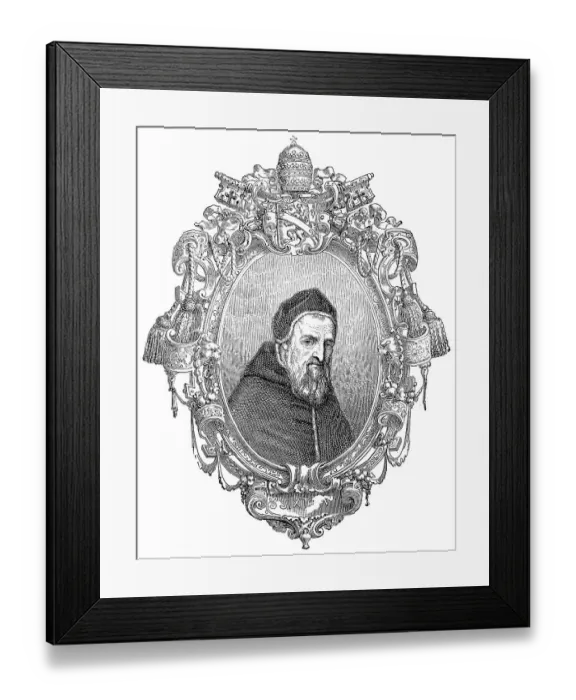 Framed Print : Sixtus V or Felice Peretti di Montalto Framed Print : Sixtus V or Felice Peretti di Montalto