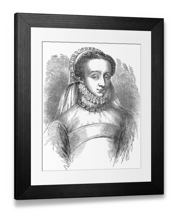 Framed Print : Elisabeth of Austria, 1554-1592 Framed Print : Elisabeth of Austria, 1554-1592