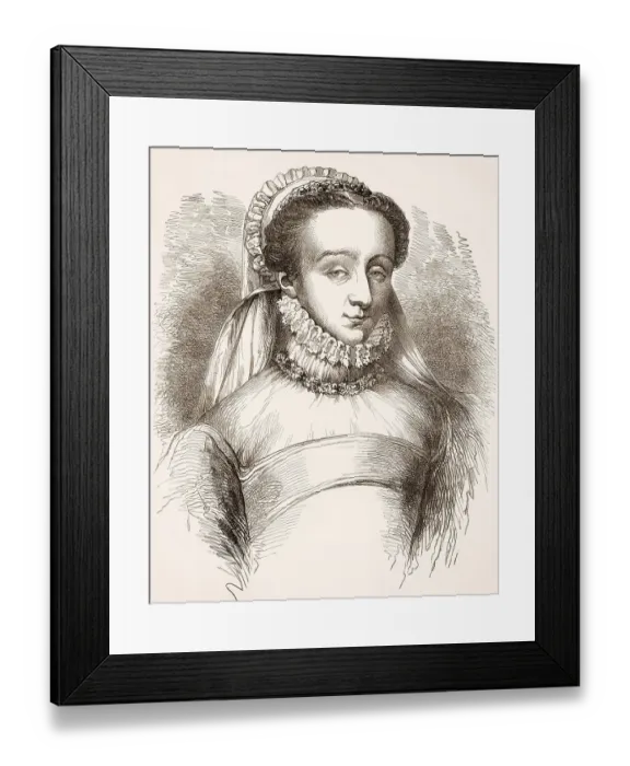 Framed Print : Elisabeth of Austria, 1554-1592