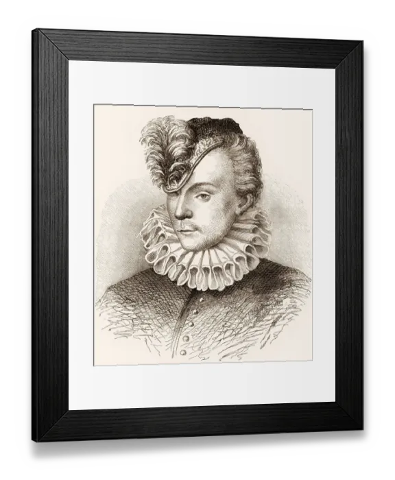Framed Print : Martin Ruze de Beaulieu, Lord of Beaulieu of Longjumeau and Chilly