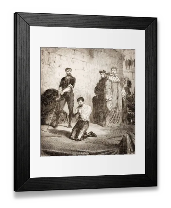 Framed Print : Charles de Gontaut, duc de Biron