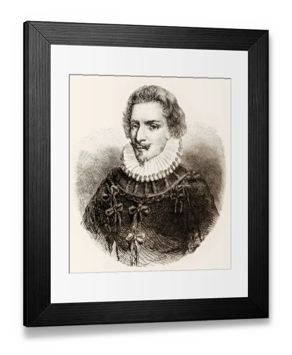 Framed Print : Concino Concini, marquis d'Ancre Framed Print : Concino Concini, marquis d'Ancre