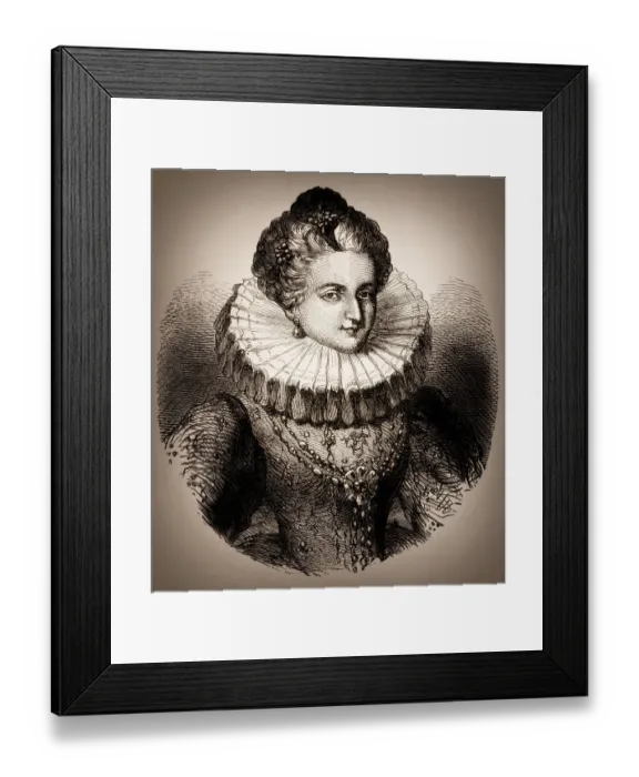 Framed Print : Leonora Dori Galigai, 1571 - 1617