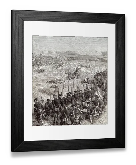 Framed Print : The Battle of Fontenoy, 11 May 1745 Framed Print : The Battle of Fontenoy, 11 May 1745