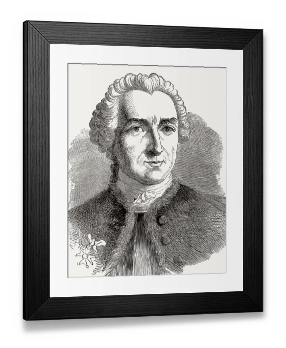 Framed Print : Louis-Joseph de Montcalm-Gozon